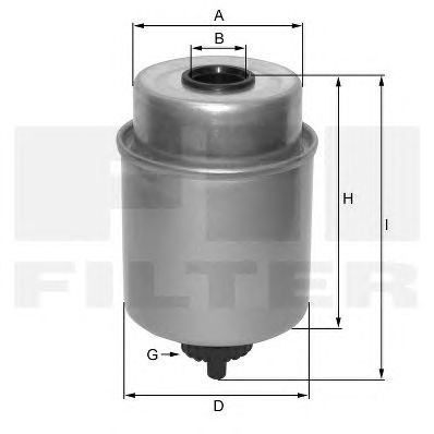 FIL FILTER zp3255f -  Топливный фильтр